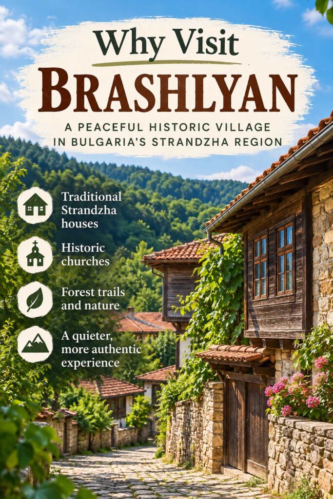 historic villages in Bulgaria Brashlyan village