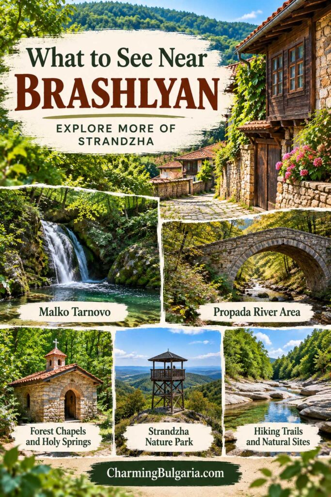 places to visit near Malko Tarnovo From Brashlyan