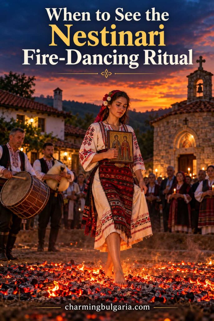 Nestinari fire dancing Balgari fire dancing Bulgaria