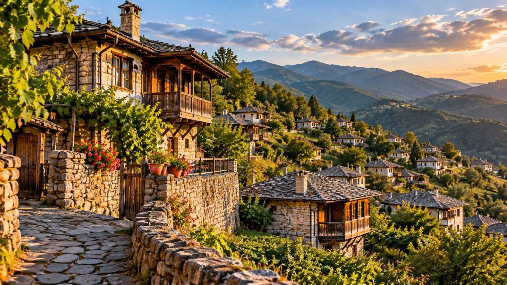 Leshten Rhodope Mountain Village Bulgaria