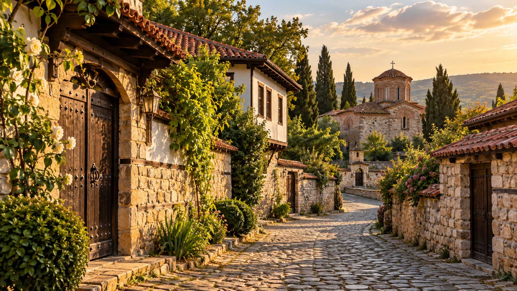 Arbanasi Bulgaria Historic Houses and Churches Near Veliko Tarnovo