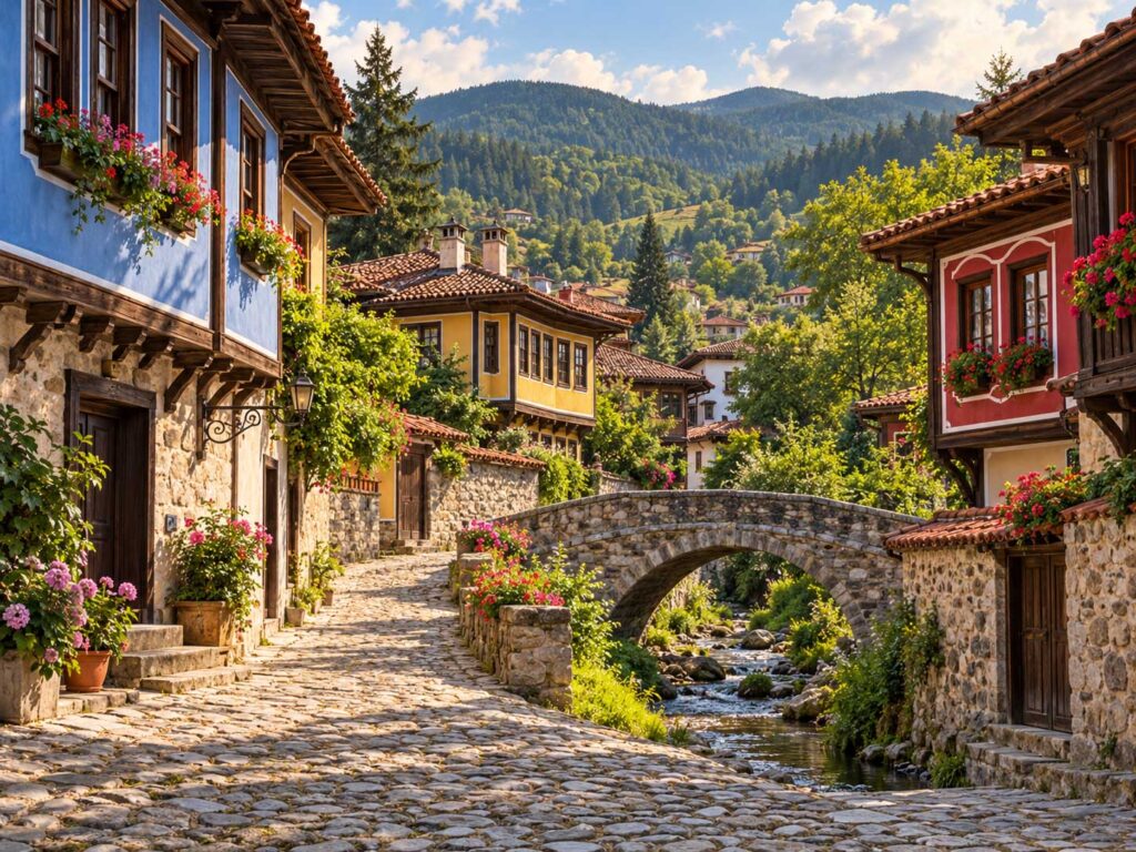 Koprivshtitsa romantic village in Bulgaria