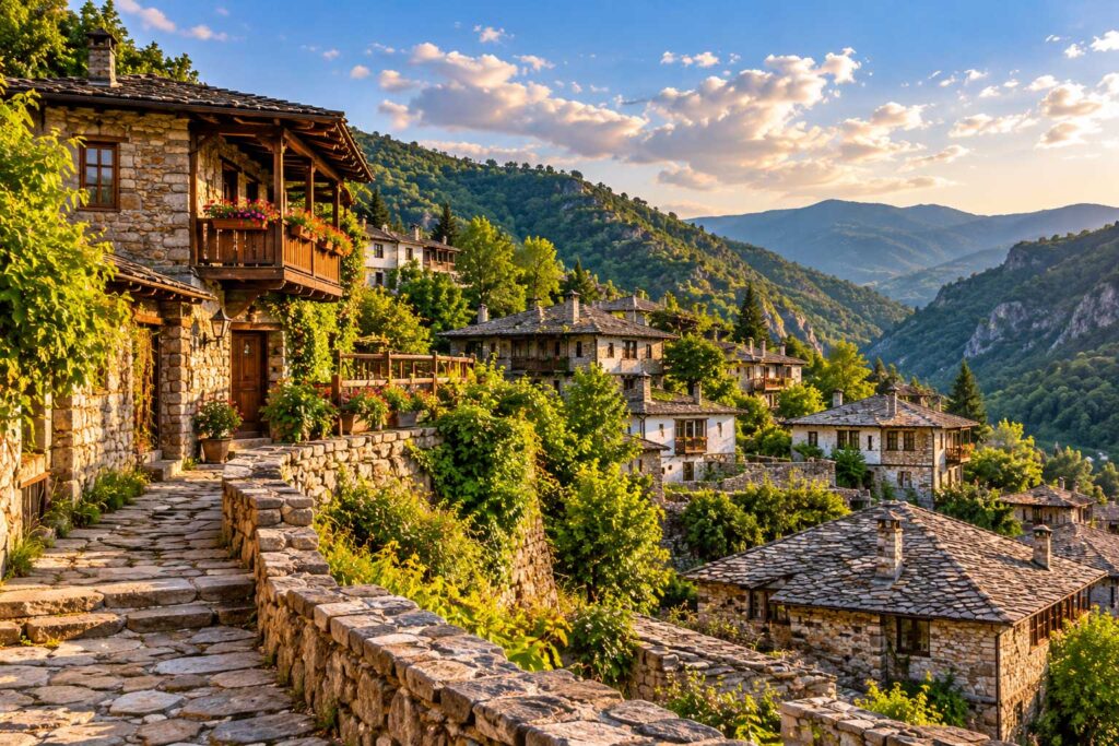 Kovachevitsa beautiful villages in Bulgaria