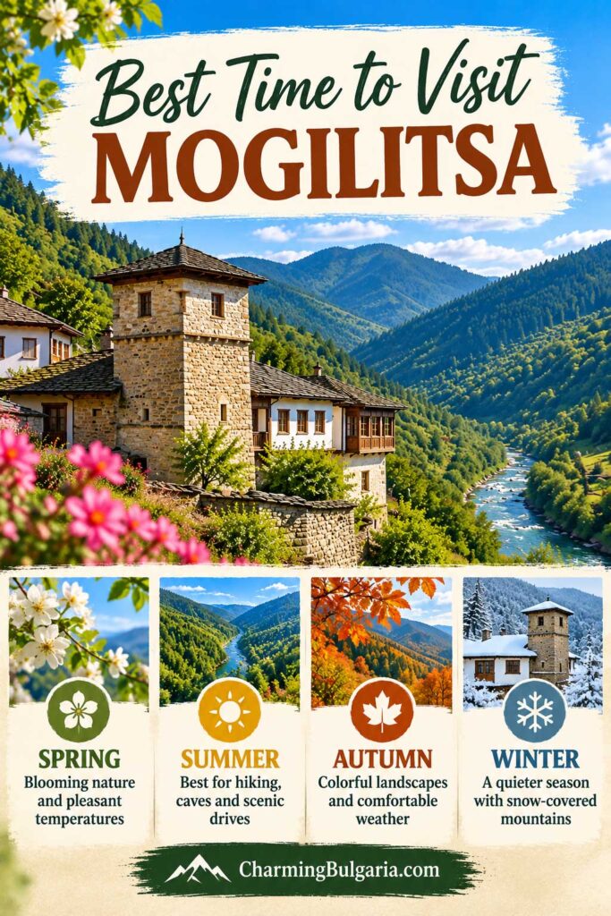 Best Time to Visit Mogilitsa Bulgaria