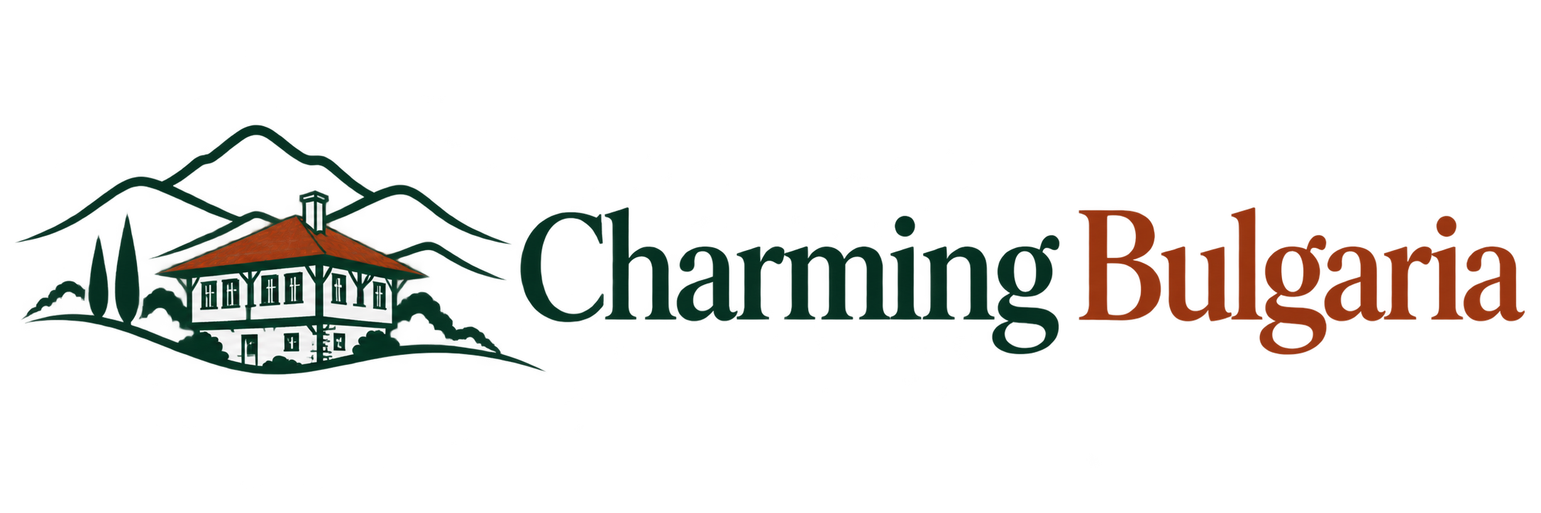 Charming Bulgaria heritage travel logo