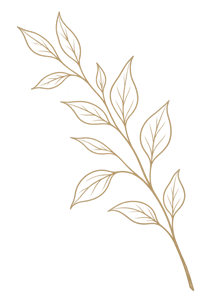 Elegant beige botanical