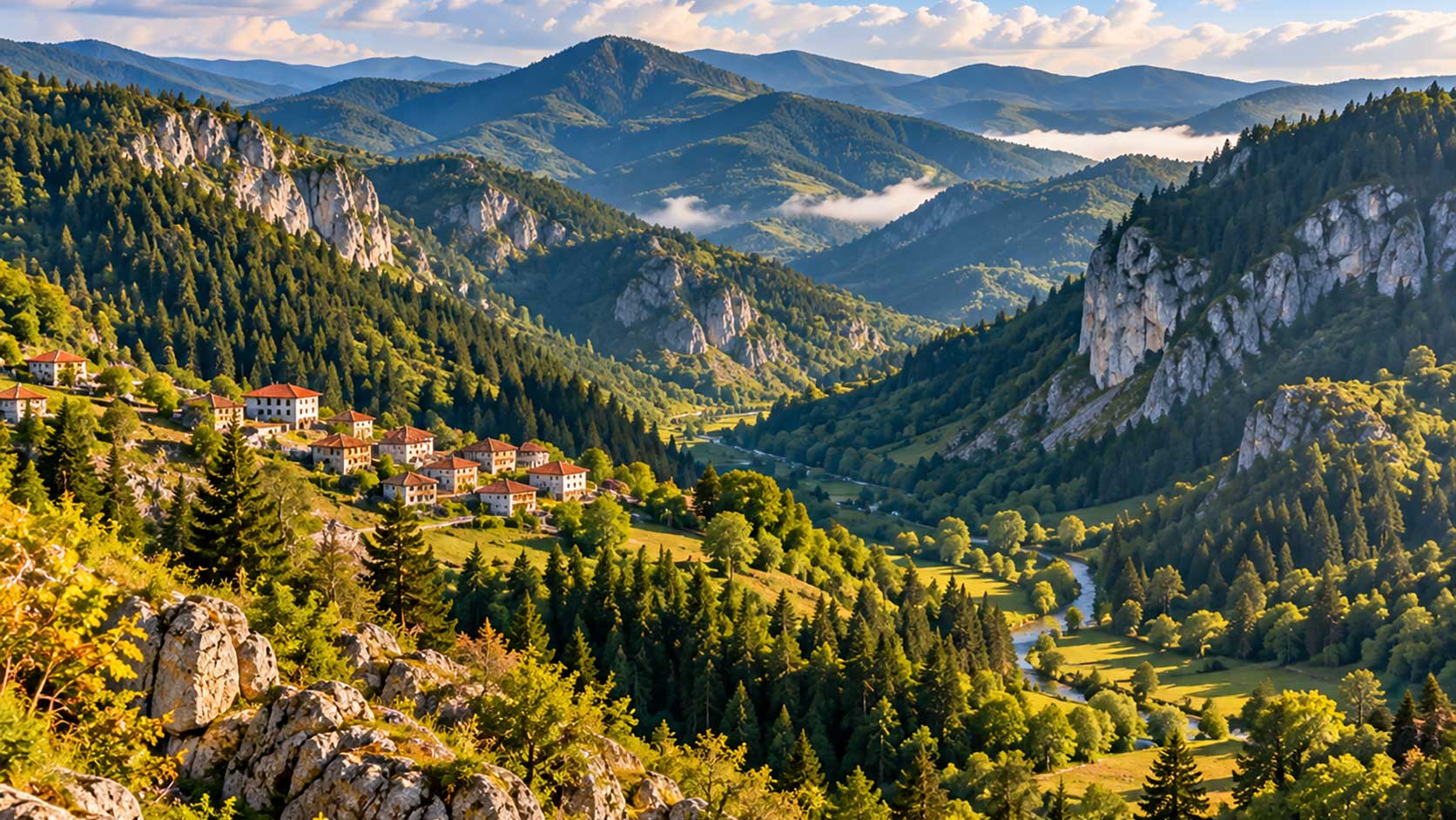 The Rhodopes mountains Bulgaria