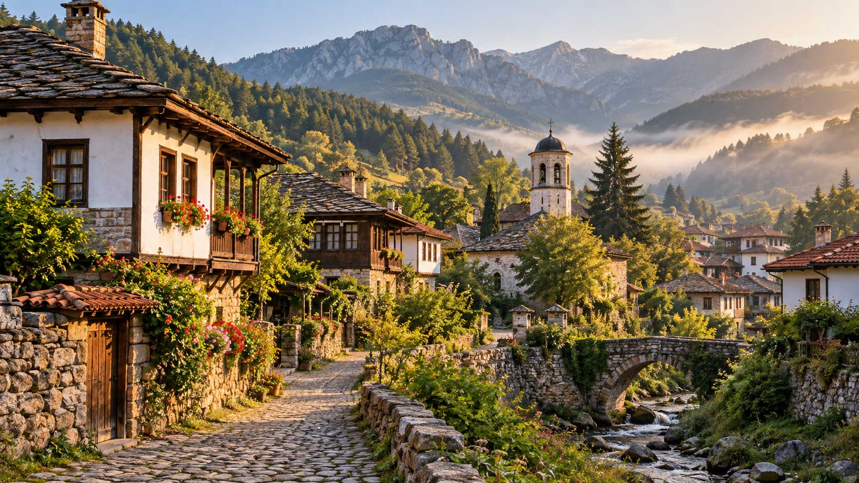mountain villages in Bulgaria